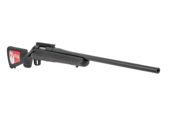 Ruger American bolt action rifle .243 winchester with black synthetic stock